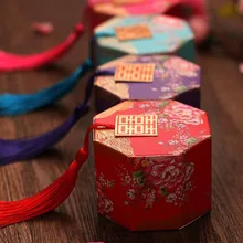 100 шт./лот Новая китайская коробка для конфет Double Happiness упаковка и