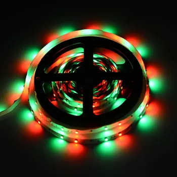 

ES#5M 10M 3528 SMD RGB 300 LED Strip Adjustable Light Led Ribbon string tape 44 Key IR remote control Decor lamp tape