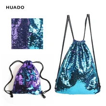Шнурок рюкзаки блесток Мода Bling блестящие Для женщин drawstirng пляжные сумки
