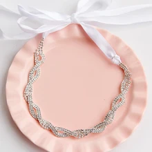 Винтажные бирюзовые аксессуары для волос горный хрусталь Женская повязка на голову casamento