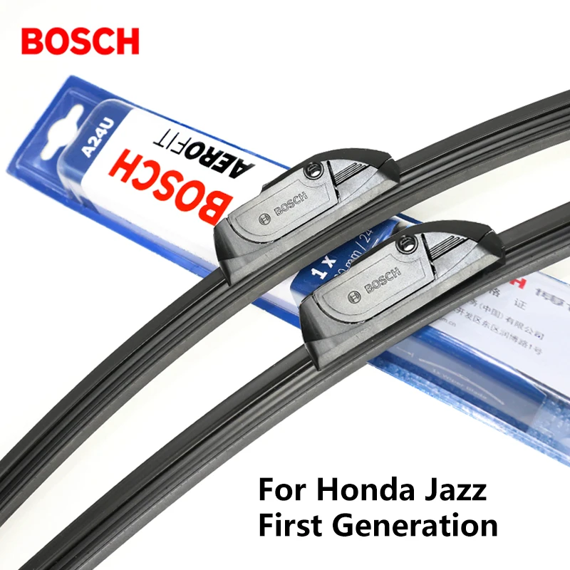 

2pieces/set BOSCH Wiper Blades for Honda Jazz First Generation 20"&15" Fit Hook Arms 2002 2003 2004 2005 2006 2007 2008