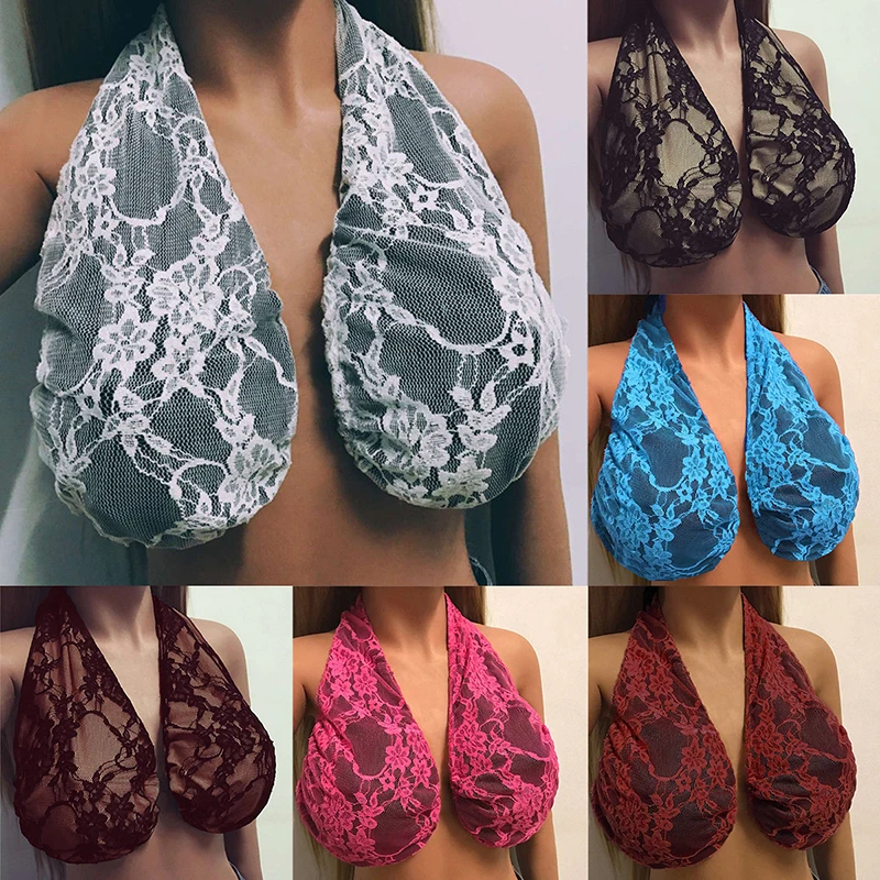 

Sexy Womens Lady Polyester Bra Boob Sweat Dripping Halter Tops Wrap Sports Towel