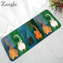 Long Kitchen Carpet Flannel Living Room Carpet Floor Mat Home Entrance Doormat Absorbent Bedroom Bedside Carpet Mats Kitchen Rug