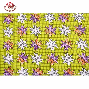 

Ankara African Polyester Wax Prints Fabric 2019 Binta Real Wax High Quality 6 yards African Fabric for Party Dress FP6128