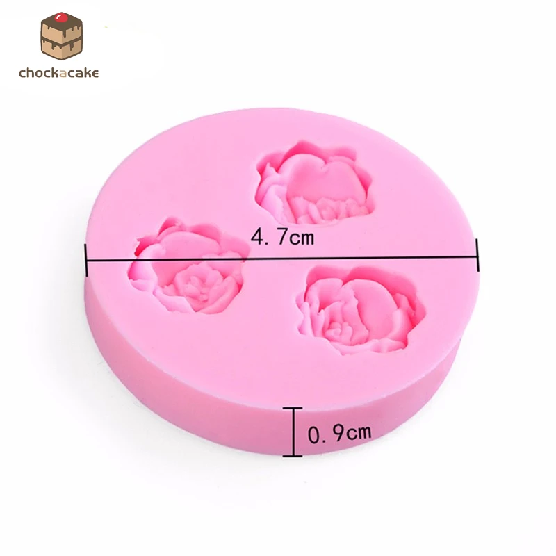 Rose Flowers Cake Mold 1-5