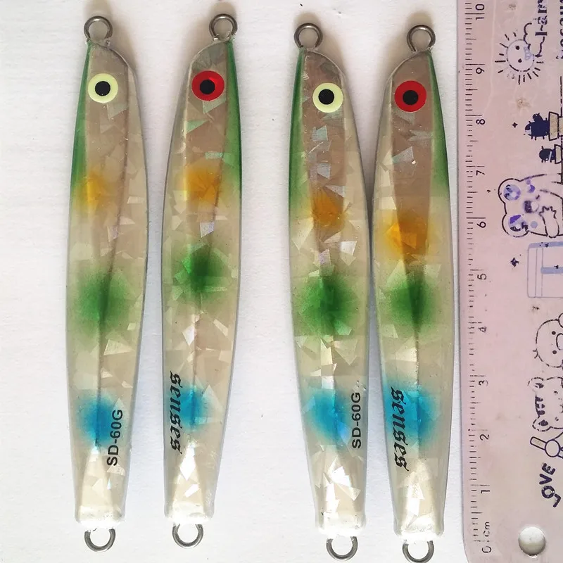 

jig fishing lure lead fish slow jigging , 60 g lead fish,5pcs/bag free shipping
