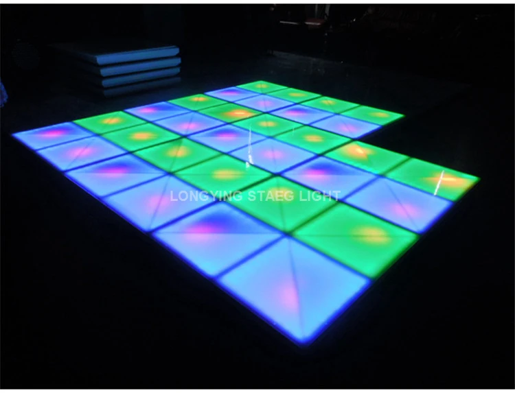 Для диско-бар, танцевальный зал IP65 27CH DMX512 LED танцпол с красочными изменения