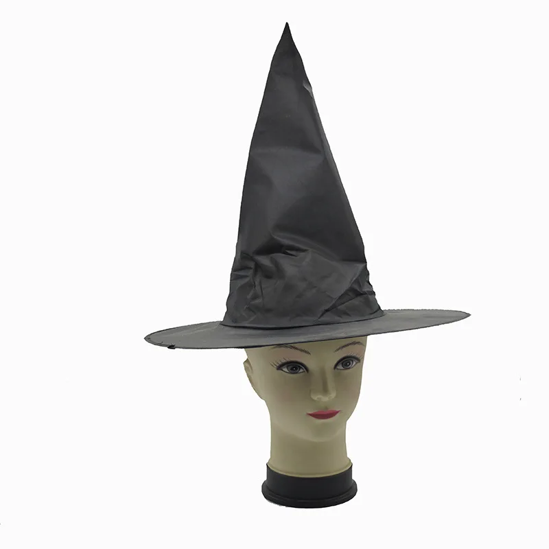 

20 Pcs/lot Harri Potter Steeple Magic Hat toy Halloween Black Witch Hat Oxford Costume Party Props wholesale gifts