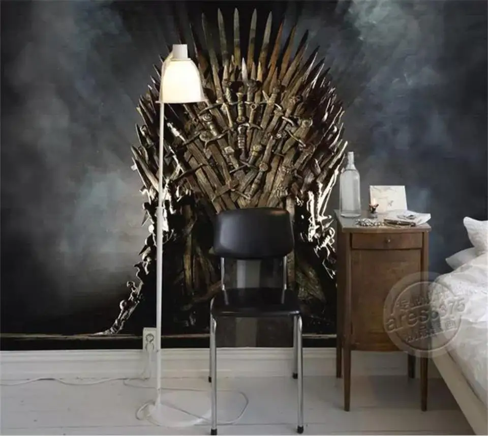 Game of Thrones Wallpaper Iron Throne Wall Murals Custom 3d Photo Wallpaper kids room Wall Art livingroom decor Bedroom Home Art Game of Thrones Wallpaper Iron Throne Wall Murals Custom 3d Photo Wallpaper kids room Wall Art livingroom decor Bedroom Home Art