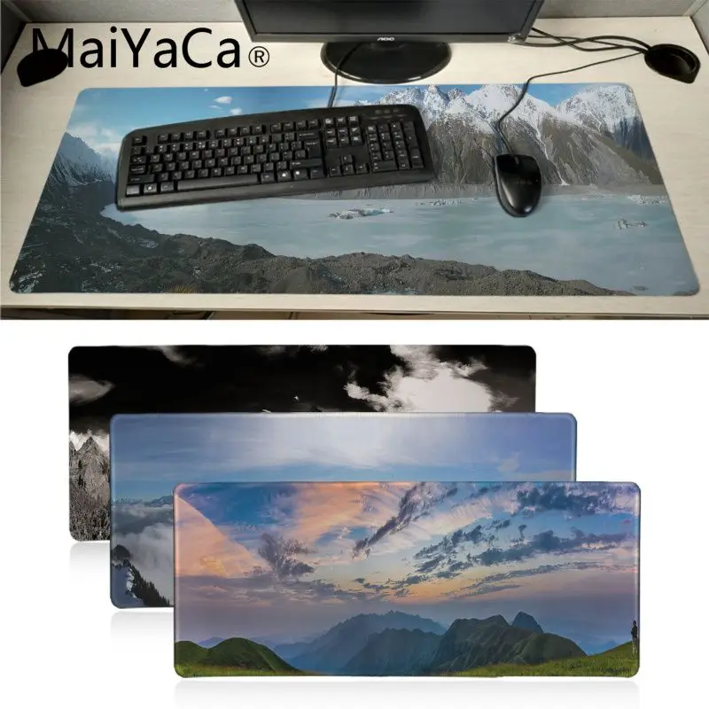

Maiyaca Spectacular Swiss Mountains desk mat Computer Laptop Anime Mouse Mat DIY Luxury High-end Protector mouse pad gamer