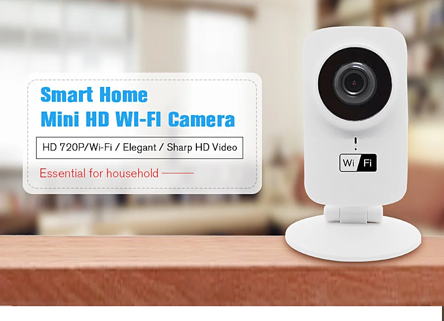 Мини Wifi IP камера беспроводная 720P HD P2P Onvif умная камера детский монитор камера