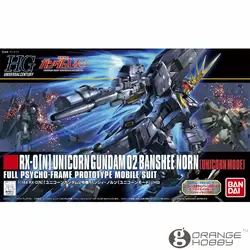 OHS Bandai HGUC 153 1/144 RX-0 N O2 Banshee норн Единорог режиме мобильного костюм сборки модель Наборы