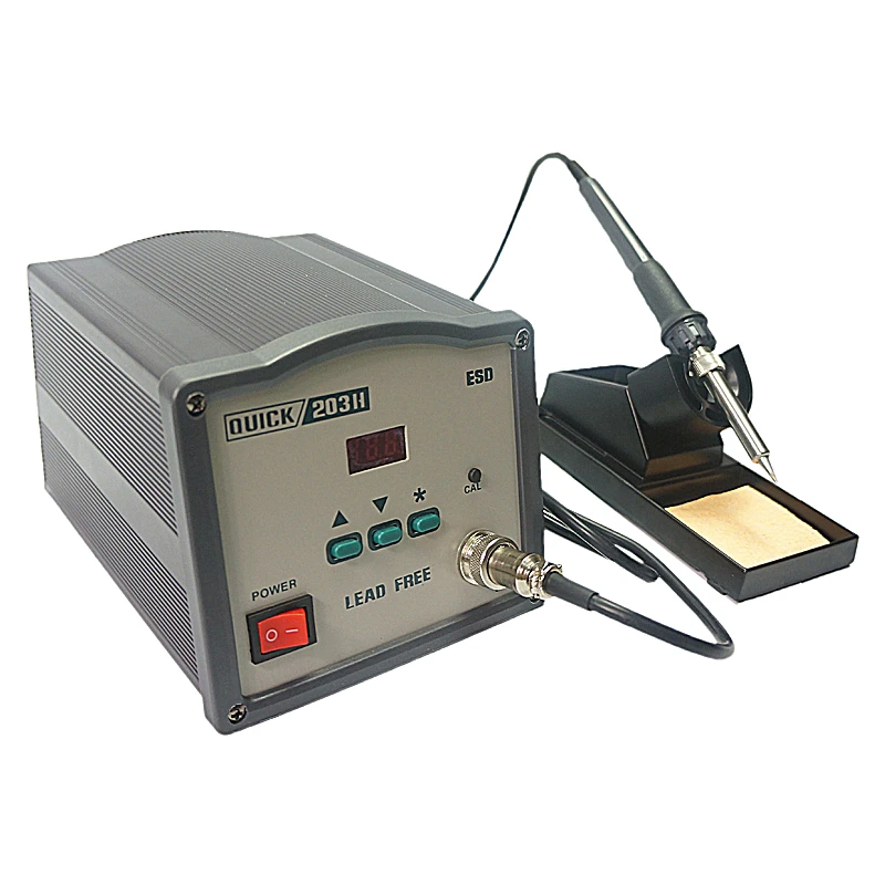QUICK 203H 203H high frequency digital SMD soldering station iron 90W