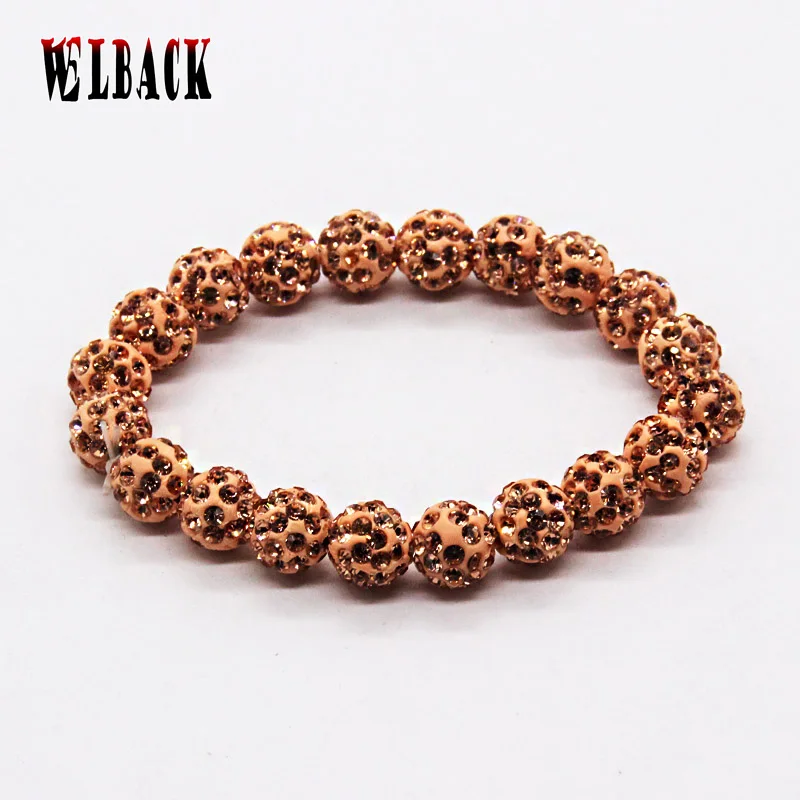 Женский браслет Shambhala классический из глины ручной работы 20 шаров бусин|fashion jewelry