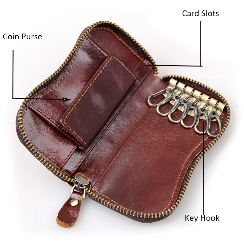 WESTAL Piano дизайн ключница держатели 6 брелоков из натуральной кожи для мужчин ключи сумка кошелек портмоне для мужчин брелок держатель для карт