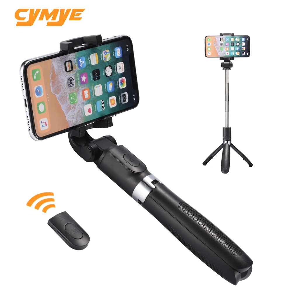 

Cymye selfie stick L01 3 in 1 Wireless Bluetooth foldable handheld monopod tripod