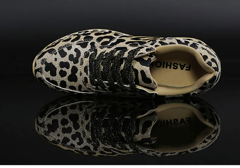 2019 Spring New sneakers women shoes fashion Leopard Woman Sneakers Leisure Platform Shoes Breathable Casual Women Shoes (12)