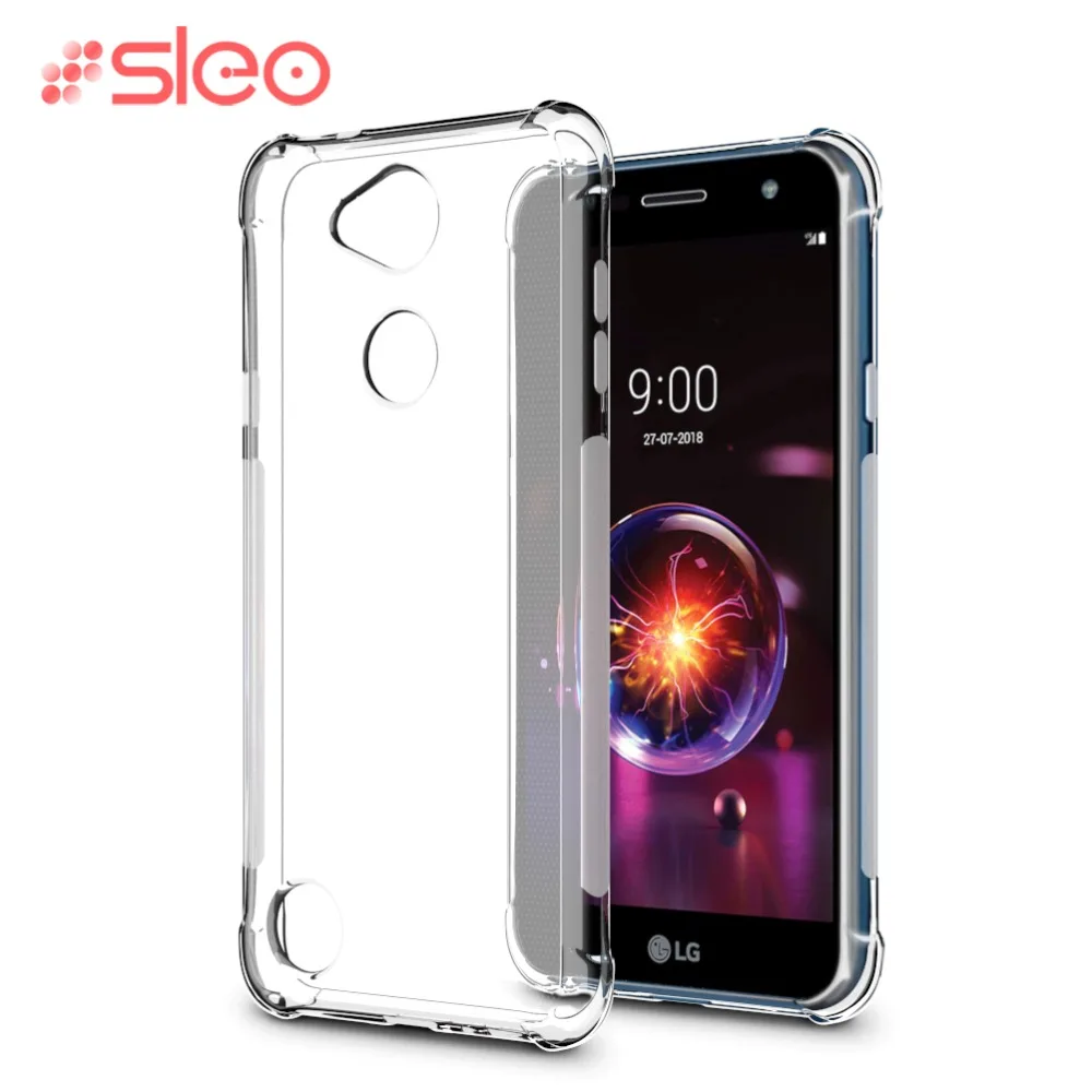 SLEO For LG X Power 3 Case Ultra Thin Transparent TPU