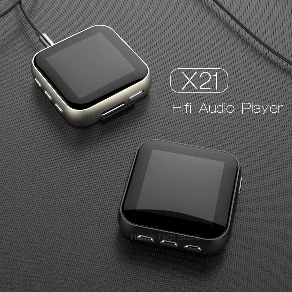 MP3 плеер RUIZU X21, металлический мини-клип, спортивный аудио MP3, высокое звучание, музыкальный плеер без потерь с fm-радио, диктофон