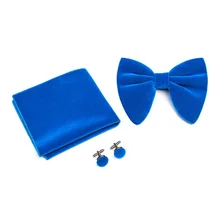 Mantieqingway большие галстуки для мужчин с бантом из плотного бархата Галстуки для свадьба брак сплошной Цвет Bowknots из платье с поясом галстук-бабочка