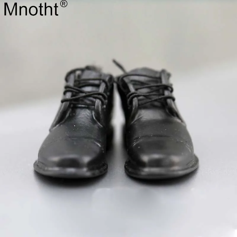 

Mnotht 1/6 Male Soldier Suit Leather Strap Hollow Rubber Shoes Black Toys Model for 12in Body Action Figure Cllection Gift m3n