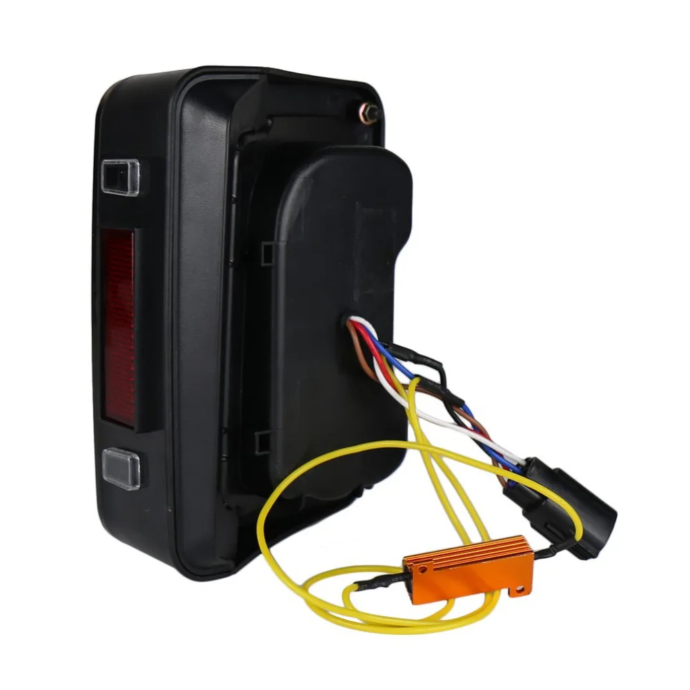 

2 Pcs 4th Generation Taillight Waterproof Rhombus LED Tail Lamps for Jeep for Wrangler Plug & Play LED Car Rear Taillights