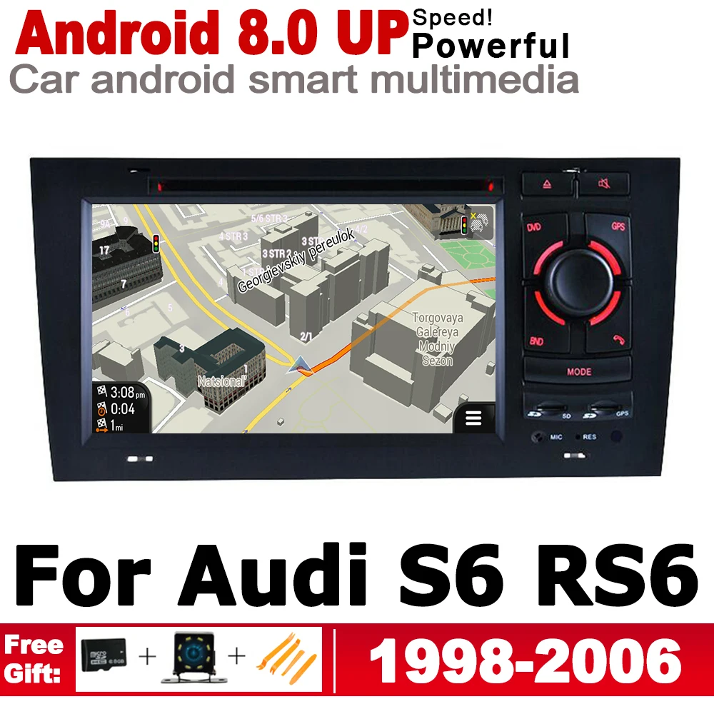 

7 inch Android 8.0 up For Audi S6 RS6 4B 4F 1998~2006 MMI HD Touch Screen Car Radio DVD Player GPS Navigation Multimedia System