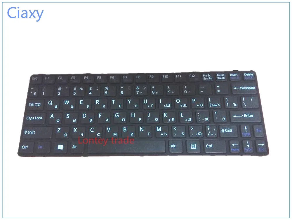 High quality RU Laptop keyboard for Sony SVE11 SVE111 SVE11113FXB ...