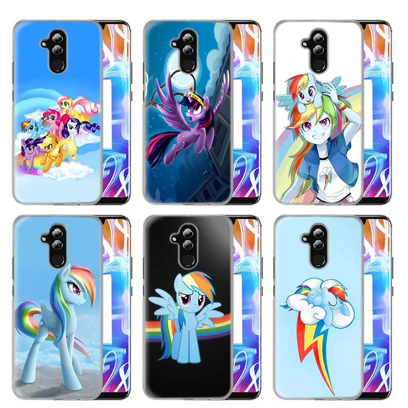 

Case Cover For Huawei Honor P20 Mate 20 10 P10 P9 P8 8X 9 Lite P Smart + Plus 2017 2019 Nova 3i Clear My Little Pony