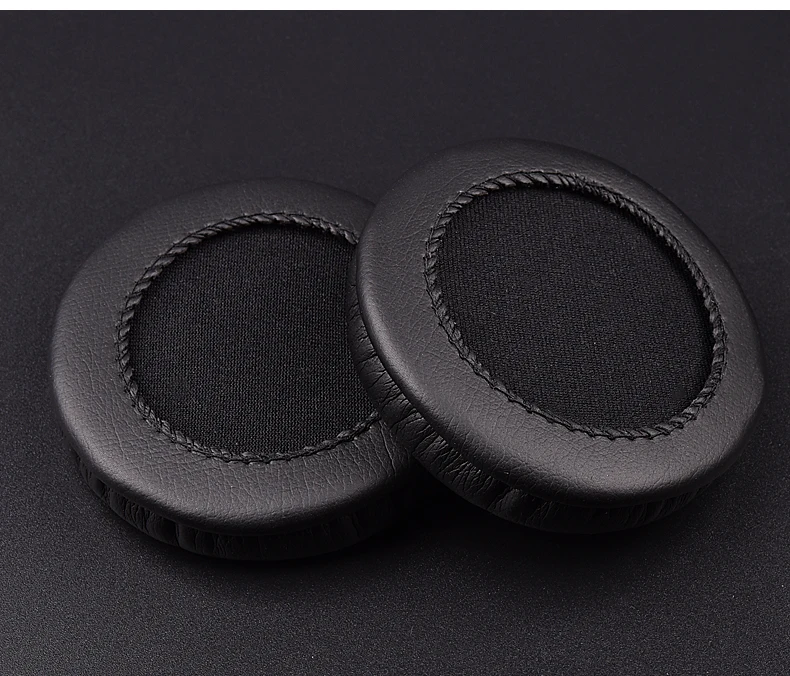 80mm Headphones sponge 8cm Leather pads 2pcs