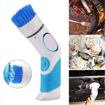 

Electric Cleaning Brush Cordless Scrubber Dishes Kitchen Bathroom Clean LBShipping