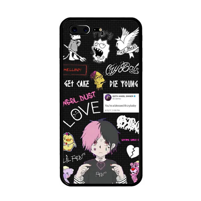 Emo Lil Bo Peep Lil черный ТПУ Мягкий силиконовый чехол для телефона для iPhone11 11PRO MAX 8 7 6 Plus 6S X XS MAX XR 5 5S SE - Цвет: TPU