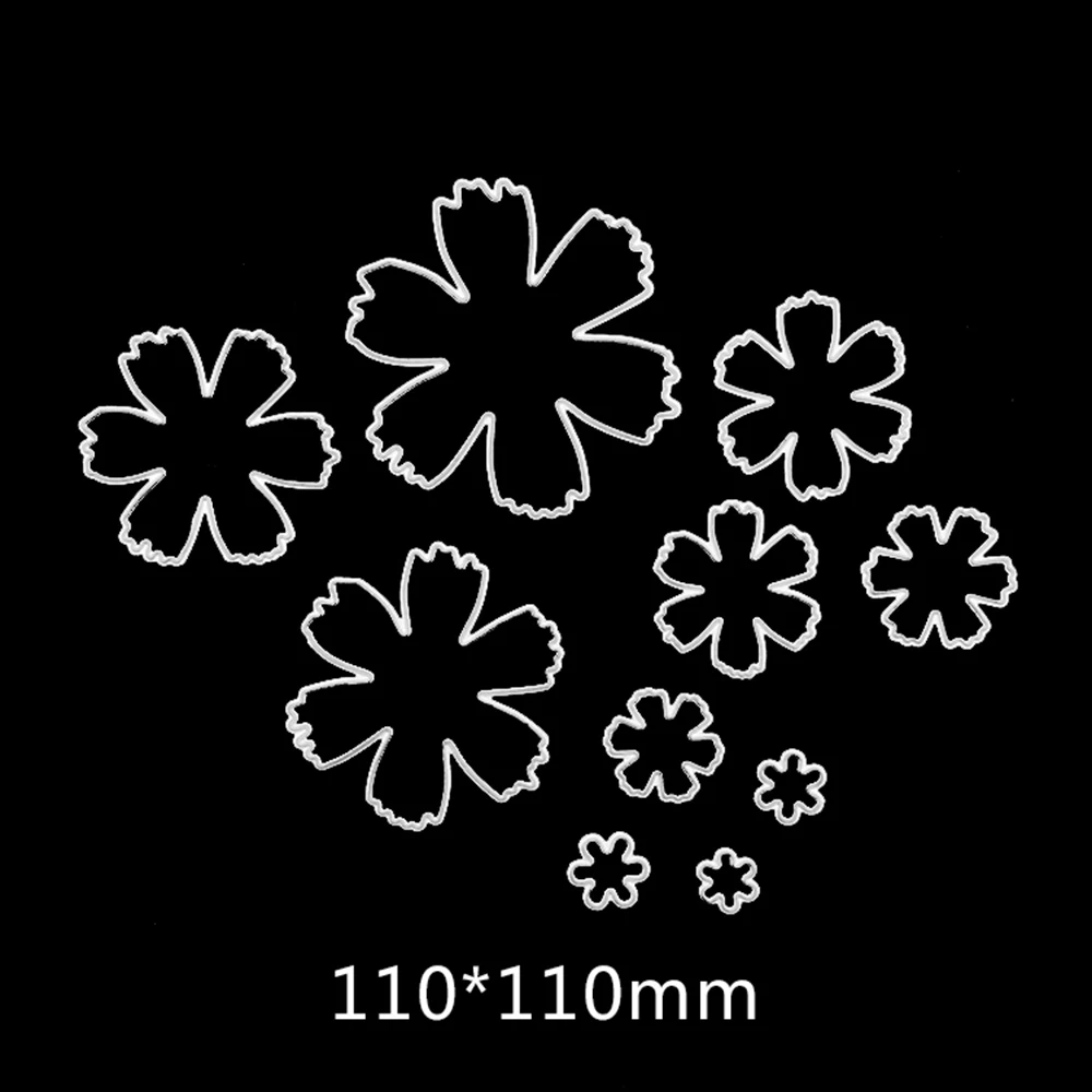  Flower Metal Cutting Dies Scrapbooking Die DIY Craft Cut Die Photo Invitation Cards Making Cut Dies - 32888345789