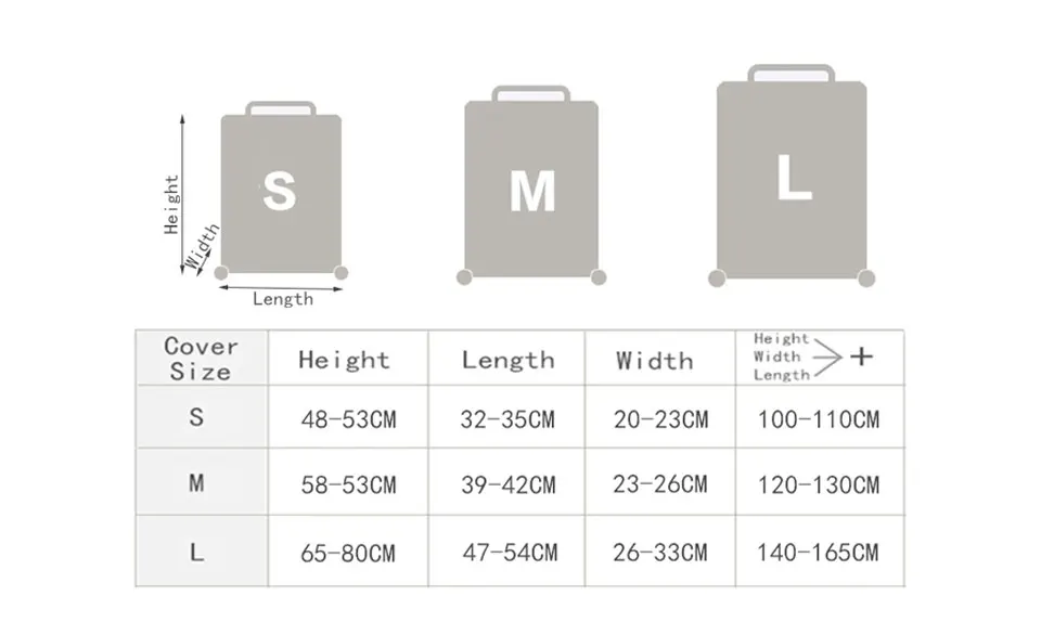 Прямая поставка, защитный чехол для костюма, чехол для багажника, эластичный Чехол для багажа, растягивающийся чехол на колесиках, пылезащитный чехол для 18~ 30 дюймов