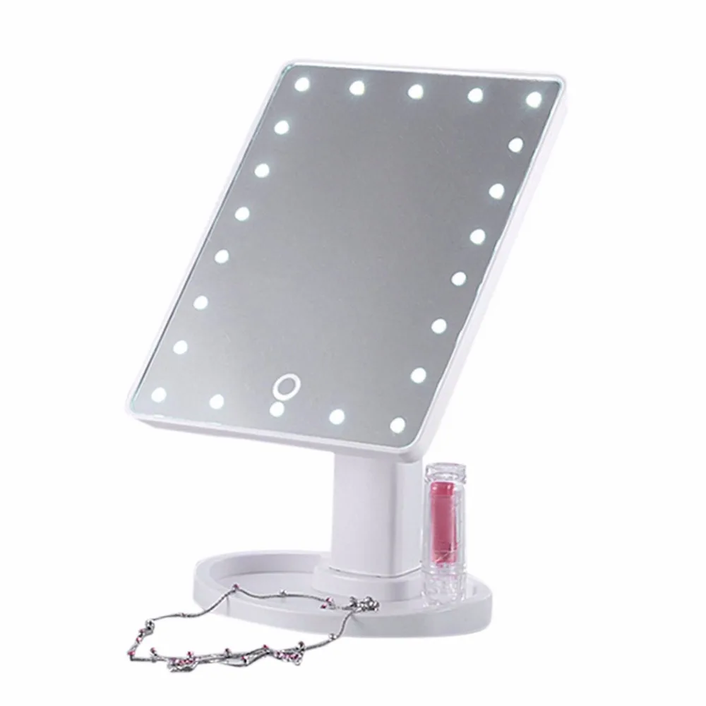 Buy 360 Rotation 22 LED Touch Screen Makeup Mirror
