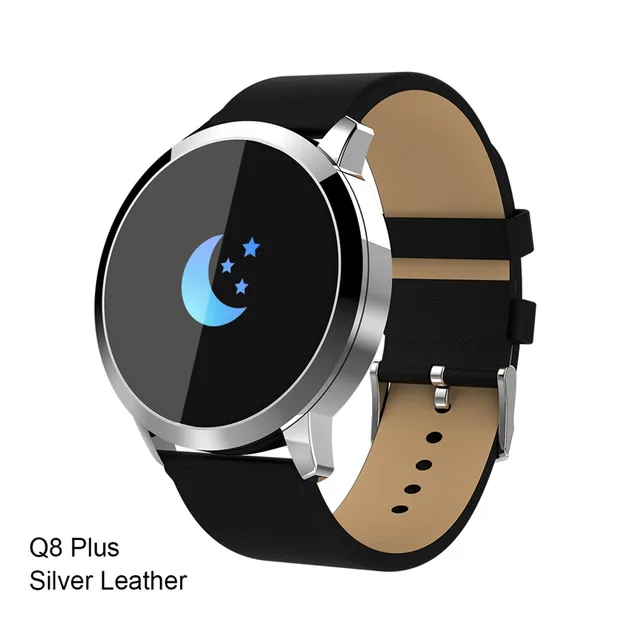 

New Q8 OLED Bluetooth Smart Watch Q8 Stainless Steel Waterproof Wearable Device Smartwatch Wristwatch Men Women Fitness Tracker