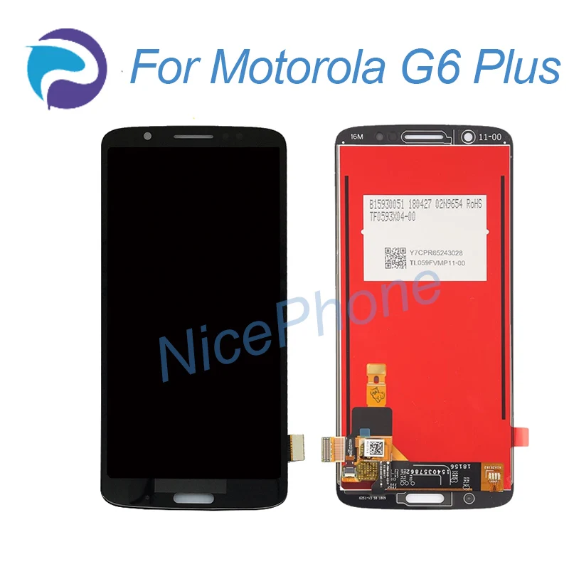 

For Motorola G6 plus lcd screen display touch assembly replacement for Moto XT1926 G6 plus lcd