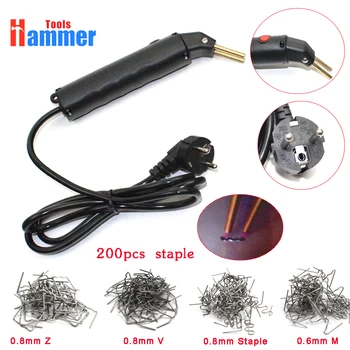 

110v and 220v Mini Professional hot stapler Plastic Repair Kit Welding Machine with 200pcs staples