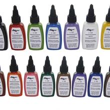 Перманентный макияж железа тату бабочка комплект чернил 15 видов цветов C118 крови тату набор краски 30 мл