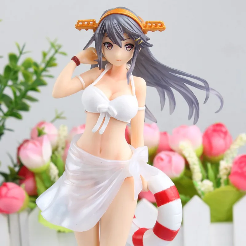 Аниме Фигурка 19 см Kantai Коллекция купальник Харуна ver. Сексуальная ПВХ фигурка