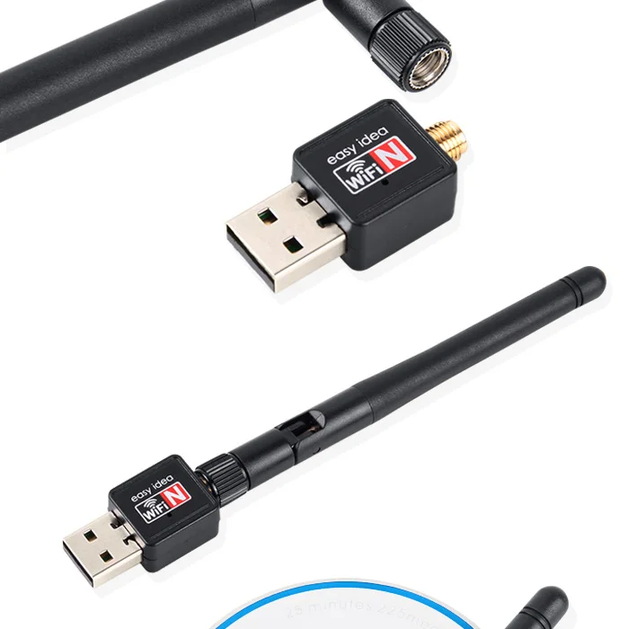 USB WiFi адаптер Антенна 2dB внешний адаптер Wifi ключ беспроводная сетевая карта компьютер рецептор 802.11b/g/n