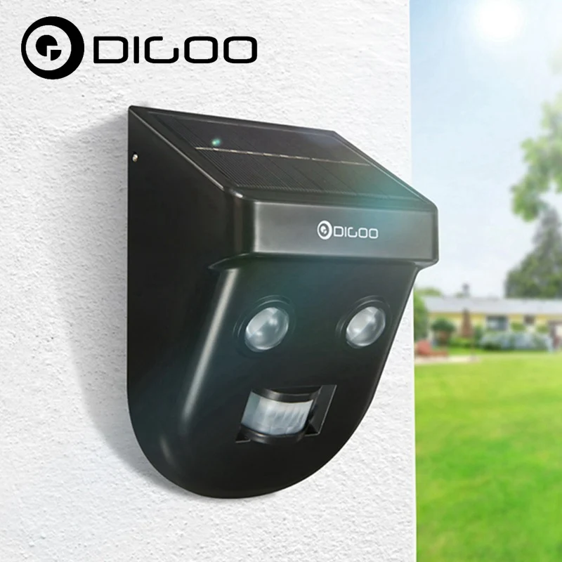 

Digoo DG-SSR-1 Gardening Solar Wireless PIR Sensor Long Distance Waterproof Outdoors Wall Light for Personal Home Security