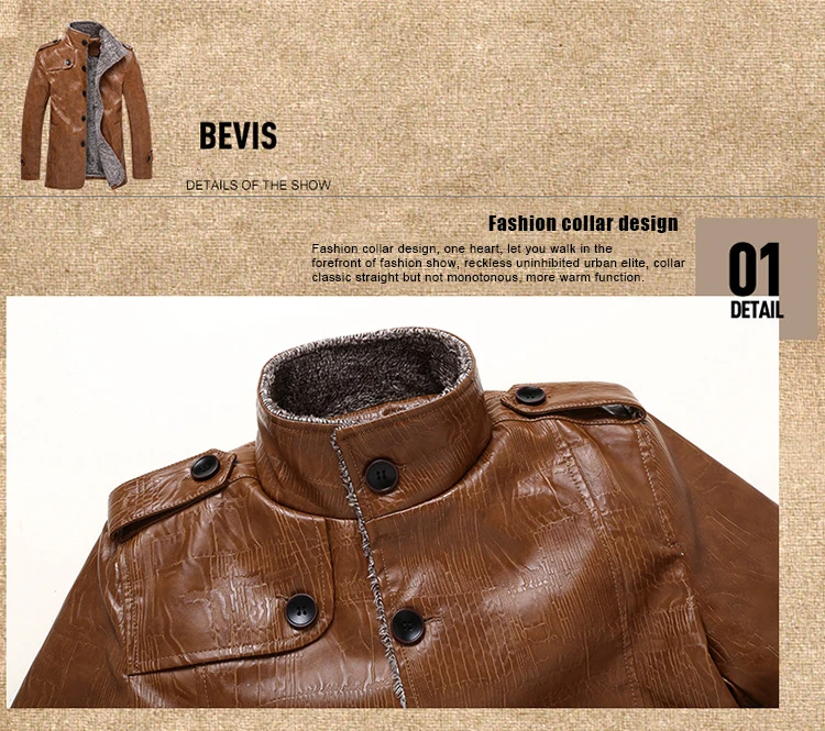 Brand Leather Jacket Men Slim Warm Mens Washed Leather Motorcycle Biker Jackets Standing Collar Coat Plus Size 4XL Outwear Parka men's genuine leather motorcycle jackets