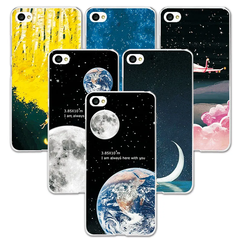 

FOR Lenovo S90 5.0" Couple Style Phone Case Space Stars Fantasy Art Print Back Cover For Lenovo S90 S 90 Hard Plastic Capa