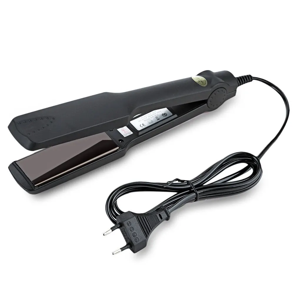 Online Kemei Pelurus Rambut Profesional Baru Flat Iron Straightening Besi Alat Styling dengan Cepat Warm Up Kinerja Termal