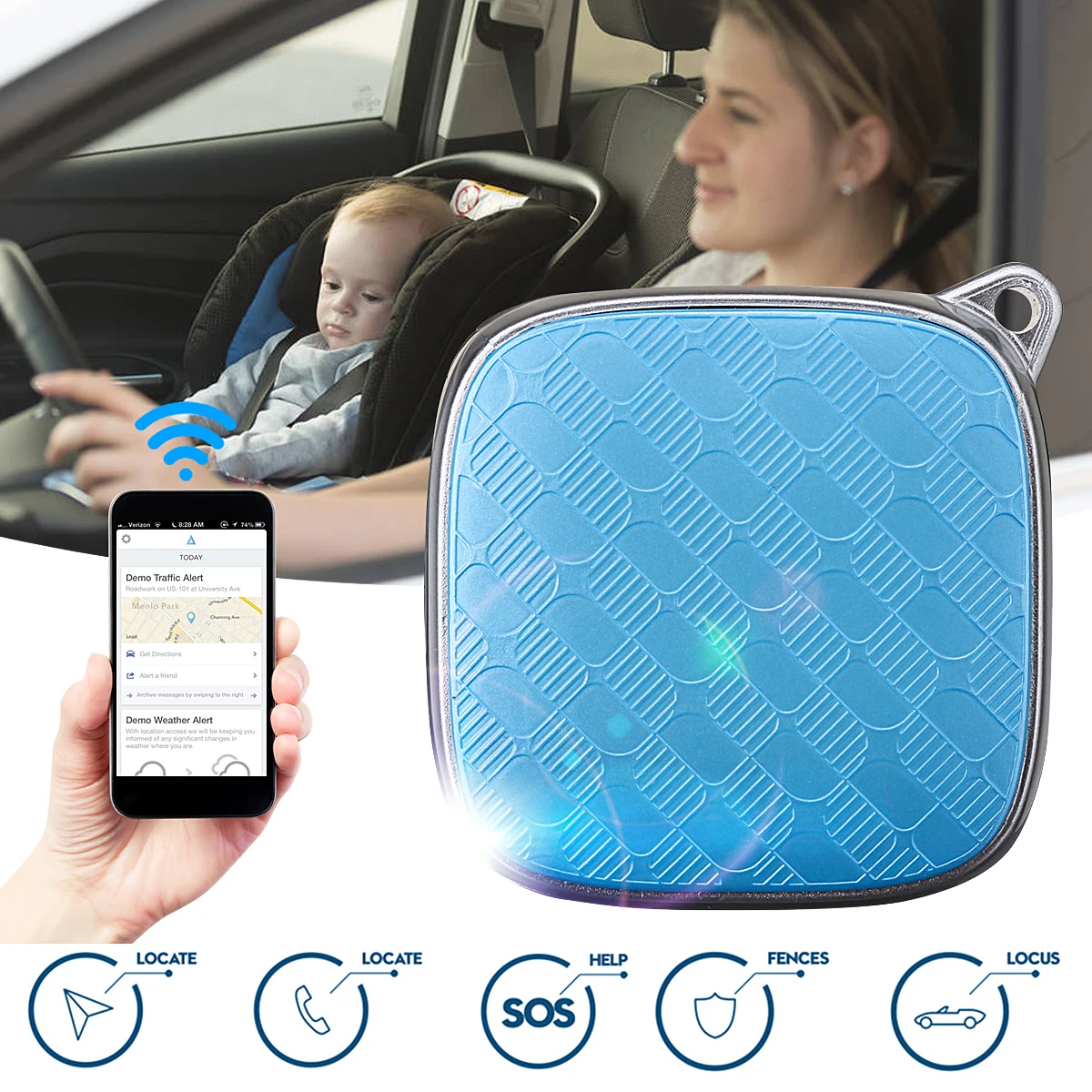 

Mini GPS Tracker Kid Collar Anti Lost Real Time Locator Pet Cat Dog Tracking Positioning Device With 2G SIM Disposition Tracker