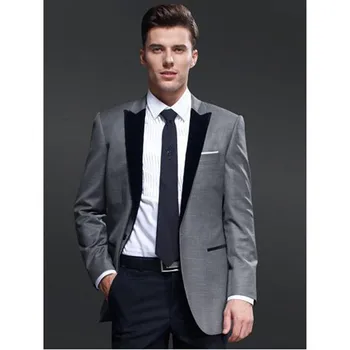 

2018 New Latest Design Mens Suits Groom Tuxedos Groomsmen Wedding Party men suit Dinner Best Man Suits Blazer (Jacket+Pants+Tie)