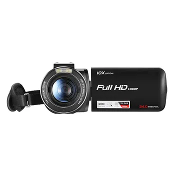 

Freeship 10X Optical Zoom 120X Digital Zoom Camera Video Professional 24Mp 3.0" FHD 1080 Pro HD Camcorder HDV-Z80