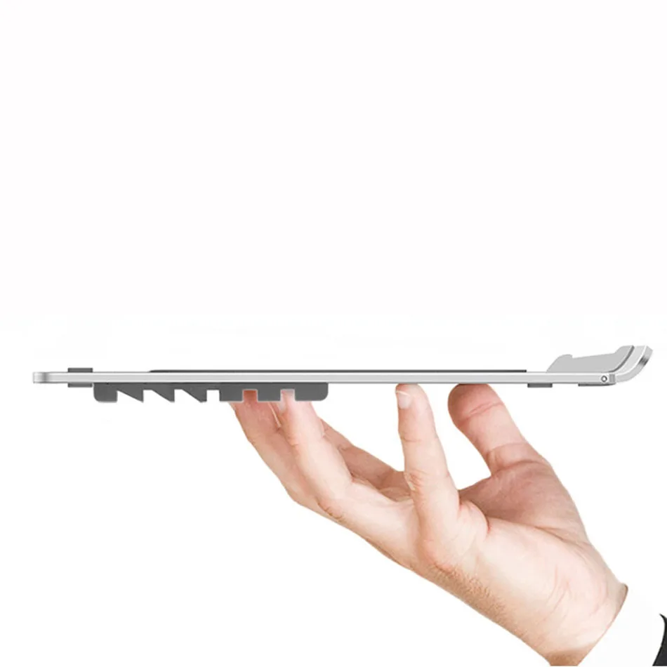 WIWU New Silver Universal Aluminum Laptop Stand Metal Cooling Notebook Holder for MacBook Pro Air 11\ WIWU New Silver Universal Aluminum Laptop Stand Metal Cooling Notebook Holder for MacBook Pro Air 11\