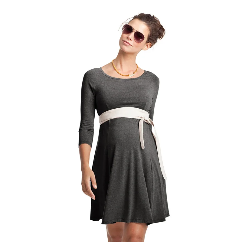 Knee length maternity dress Knee length maternity dress